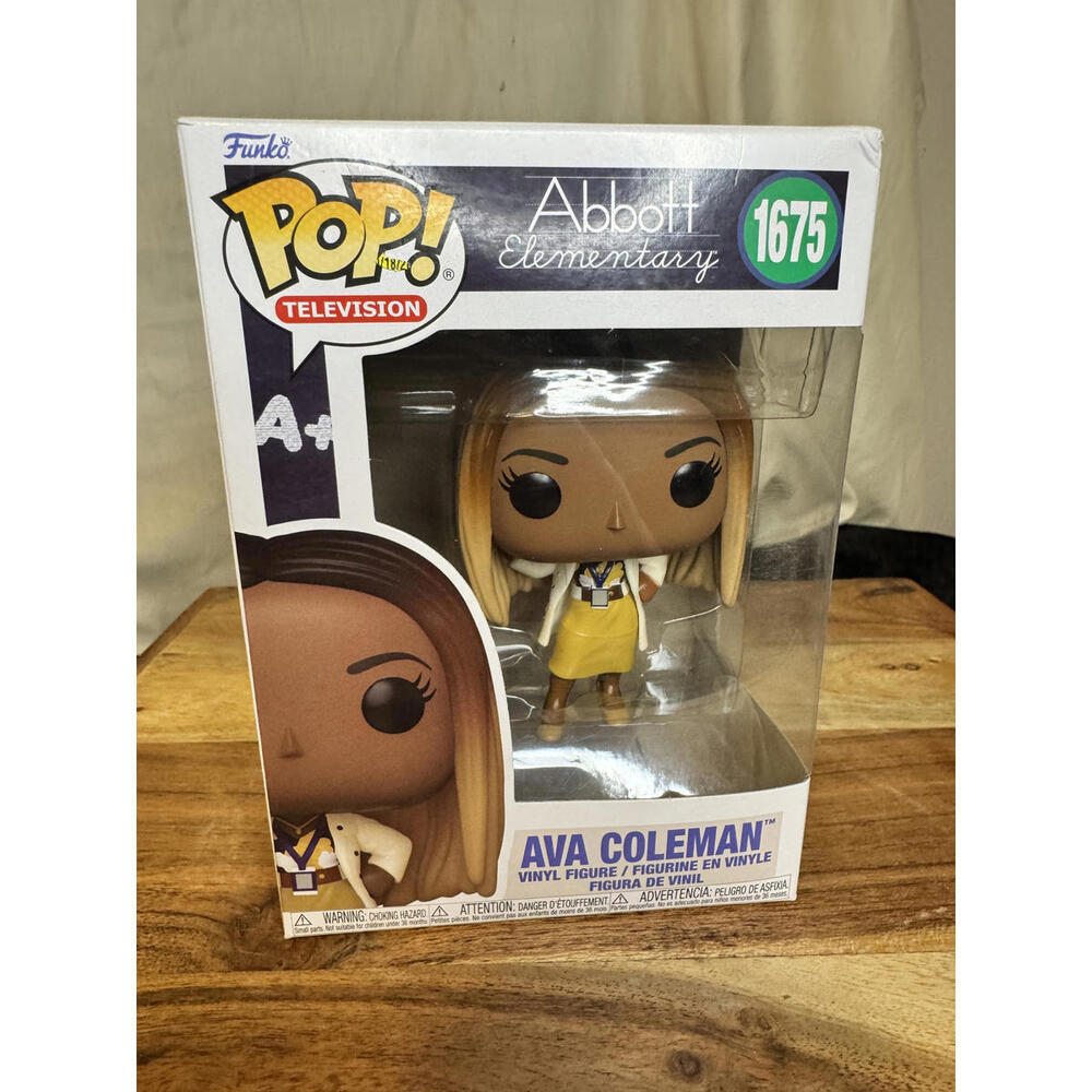 Funko Pop Television Abbott Elementary Ava Coleman 1675 Vinyl Figure Brown Box